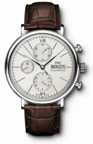 IWC Portofino Chronograph Stainless Steel / Silver IW3910-01 (IW391001)
